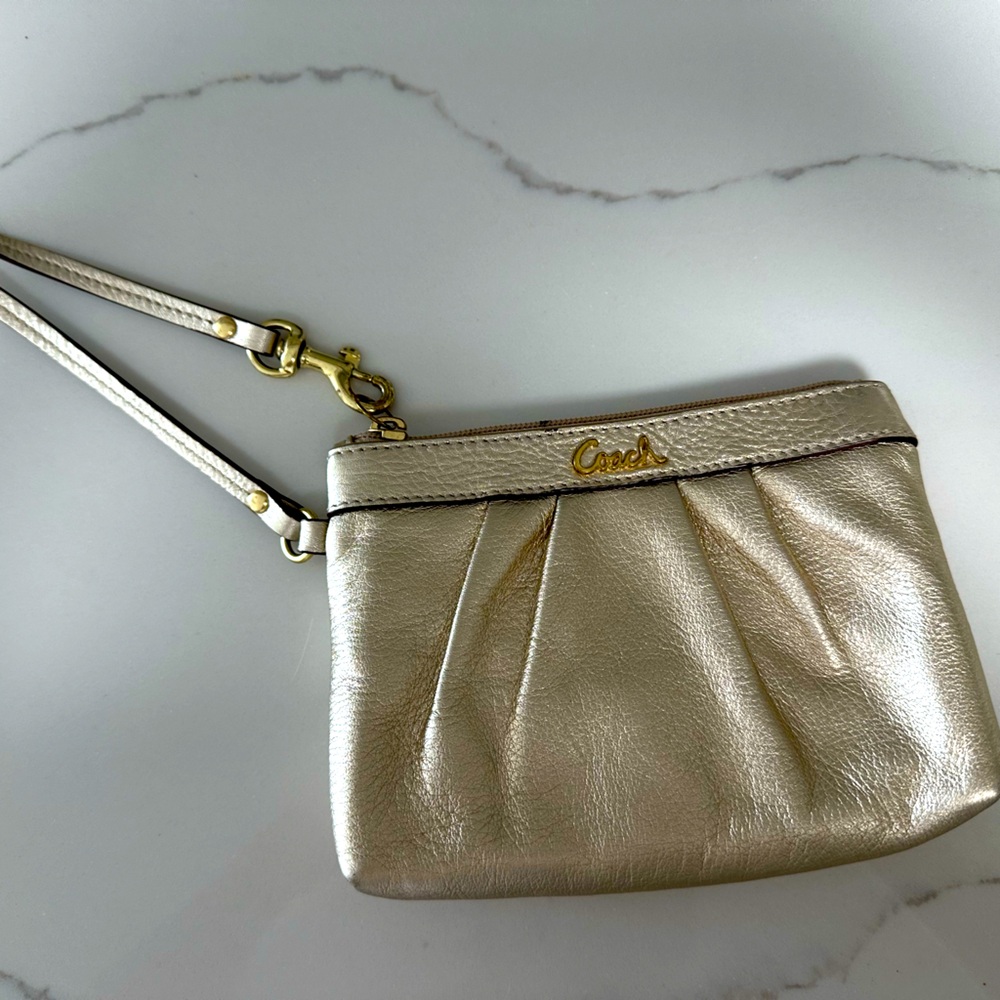 Small Coach wristlet